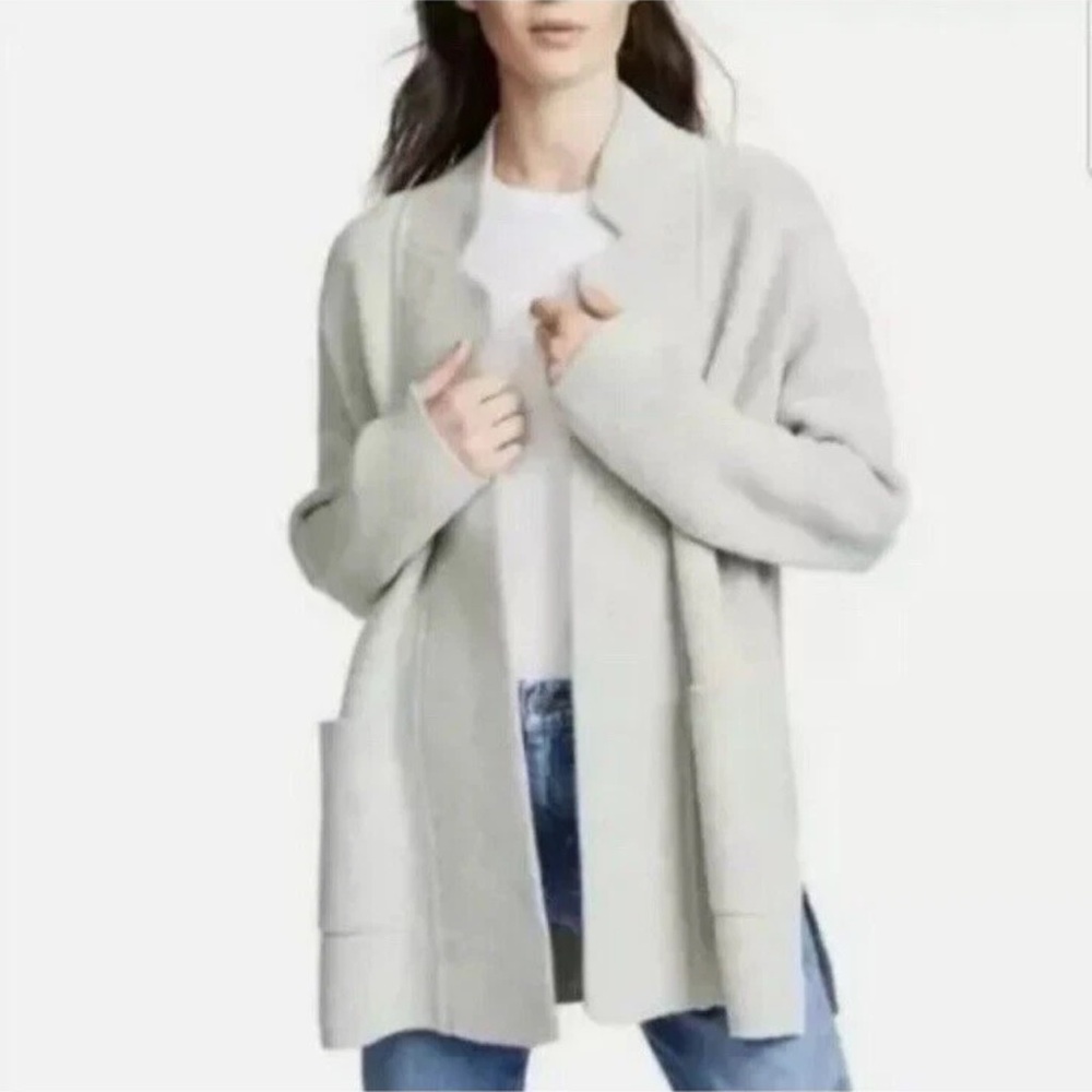 Madewell Spencer Merino Wool Blend Open Front Cardigan Sweater Size Small